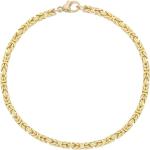 Goldene Elegante JuwelmaLux Königsarmbänder & Königsketten Armbänder poliert aus Gold 14 Karat 