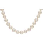 Silberne Elegante JuwelmaLux Perlenketten poliert aus Weißgold 18 Karat 