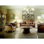 Beige Barocke Zweisitzer-Sofas aus Textil Höhe 100-150cm, Tiefe 50-100cm 3 Personen 