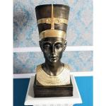 JVmoebel Skulptur »Design Ägyptische Figur Nofretete Büste Statue Skulptur Skulpturen Dekoration«, Stuckgips