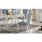 Blaue Barocke Esszimmerstühle & Küchenstühle aus Holz 