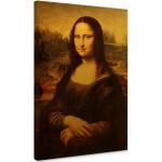Schwarze Shabby Chic Mona Lisa Kunstdrucke 100x150 