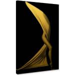 Goldene Shabby Chic Leinwandbilder 60x40 