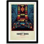 K.Olin tribu Knight Rider Plakat, Papier, weiß, 20