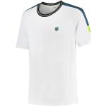 Weiße Melierte K-Swiss T-Shirts für Herren Größe XL 