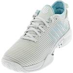 K-Swiss Women's Hypercourt Supreme Tennis Shoe (Barely Blue/White/Blue Glow, 11)
