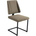 Sandfarbene Freischwinger Stühle aus Metall Breite 0-50cm, Höhe 50-100cm, Tiefe 50-100cm 