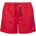 Rote Streetwear K-WAY Herrenbadeshorts & Herrenboardshorts Größe L für den für den Sommer 