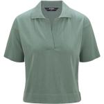 Reduzierte Grüne Kurzärmelige K-WAY Kurzarm-Poloshirts für Damen Größe L 