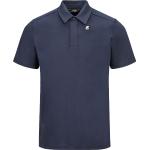 Marineblaue Streetwear K-WAY Herrenpoloshirts & Herrenpolohemden mit Knopf Größe XL 