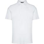 Weiße Streetwear K-WAY Herrenpoloshirts & Herrenpolohemden mit Knopf Größe L 