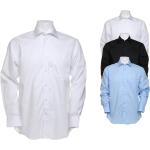 Weiße Langärmelige Kustom Kit Herrenlangarmhemden aus Baumwolle Größe L 