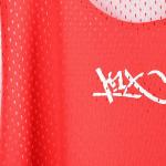 K1X Reversible Practice Basketball Jersey, Farbe:Rot / Weiß, Kleidergröße:L