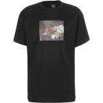 Schwarze K1X T-Shirts mit Basketball-Motiv für Herren Größe L 