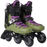 K2 Skates Surge 100 Hardboot Inline Skates Unisex – Erwachsene — Olive - Purple — 30K0211