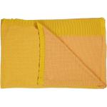 KAAT Amsterdam Baumwolle Überwurf Citrus Yellow 130X170 130 x 170 cm 1 Überwurf Gelb