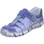 Blaue Kacper Outdoor-Sandalen aus Leder für Damen Größe 40 für den für den Sommer 