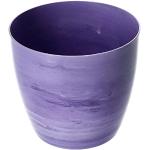 Reduzierte Violette 18 cm Runde Übertöpfe 18 cm glänzend aus Kunststoff Indoor 