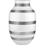 Kähler Omaggio Vase H 30.5cm silber/H 30,5cm / Ø 19cm/Jedes Stück ein Unikat silber H 30,5cm / Ø 19cm