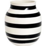 Stahlblaue Skandinavische Kähler Design Omaggio Runde Vasen & Blumenvasen aus Keramik 