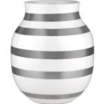 Pflaumenfarbene Skandinavische Kähler Design Omaggio Runde Vasen & Blumenvasen aus Silber 