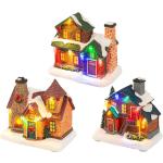 Kaemingk Lichthäuser & Weihnachtsdörfer aus Kunststein LED beleuchtet 