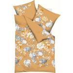 Reduzierte Goldene Blumenmuster KAEPPEL Baumwollbettwäsche aus Baumwolle 155x220 