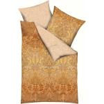 Reduzierte Goldene Blumenmuster KAEPPEL Bettwäsche aus Textil 135x200 