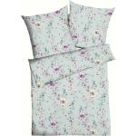 Lavendelfarbene KAEPPEL Bettwäsche Sets & Bettwäsche Garnituren mit Reißverschluss aus Baumwolle trocknergeeignet 