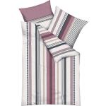 Violette Moderne KAEPPEL Feinbiber Bettwäsche mit Reißverschluss aus Baumwolle 135x200 