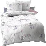 Rosa KAEPPEL Bettwäsche Sets & Bettwäsche Garnituren mit Reißverschluss aus Jersey maschinenwaschbar 155x220 