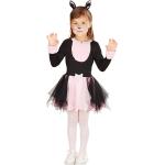 Schwarze Buttinette Katzenkostüme aus Jersey für Kinder Größe 104 