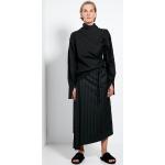 Schwarze Maxi Nachhaltige Maxiröcke aus Wolle für Damen 
