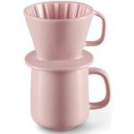 Rosa TCHIBO Kaffeebecher 350 ml aus Keramik mikrowellengeeignet 