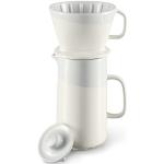 Reduzierte Weiße TCHIBO Pour Over Kaffeebereiter 700 ml aus Keramik mikrowellengeeignet 