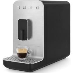 Kaffeemaschine mit Mühle Nespresso kompatibel Smeg BCC01BLMEU 1,4L - Schwarz/Grau