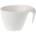 Reduzierte Cremefarbene Villeroy & Boch Flow Kaffeetassen aus Porzellan 