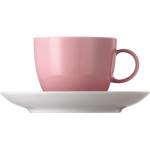 Pinke Thomas Sunny Day Kaffeetassen-Sets aus Porzellan mikrowellengeeignet 2-teilig 