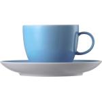 Blaue Thomas Sunny Day Kaffeetassen-Sets aus Porzellan mikrowellengeeignet 2-teilig 