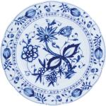 Blaue Blumenmuster Runde Speiseteller & Essteller 26 cm aus Porzellan mikrowellengeeignet 