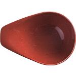 Rote Mediterrane KAHLA Ovale Dip Schalen aus Keramik mikrowellengeeignet 