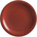 Rote Kuchenteller aus Keramik 