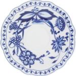 Blaue Blumenmuster KAHLA Zwiebelmuster Untertassen aus Porzellan 