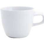 Weiße KAHLA Elixyr Runde Kaffeetassen 200 ml aus Porzellan mikrowellengeeignet 