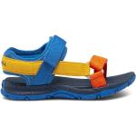 Blaue Merrell Kahuna Outdoor-Sandalen mit Klettverschluss für Kinder für den für den Sommer 