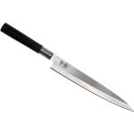 Schwarze KAI Yanagiba Sushi Messer mit Tiermotiv poliert aus Edelstahl rostfrei 