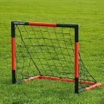 KAIHAOWIN Fußballtor - Fussball Tor mit Allwetternetz - Fußballnetzdas für Kinder und Erwachsene - Schnelle Montage und langlebiges - Sporttrainingstor für Hinterhof drinnen und draußen (91×76×53 cm)