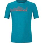 Blaue Melierte Kaikkialla T-Shirts für Herren Größe L 