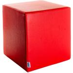Rote Moderne kaikoon Sitzhocker aus Kunstleder Breite 0-50cm, Höhe 0-50cm, Tiefe 0-50cm 