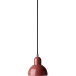 Reduzierte Rote Minimalistische Bauhaus Lampen glänzend aus Stahl 